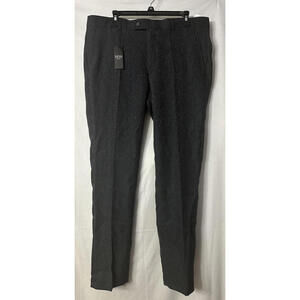 NWT Boohoo Man Mens Skinny Fit Pleated‎ Textured Pants Trousers Size 36x31